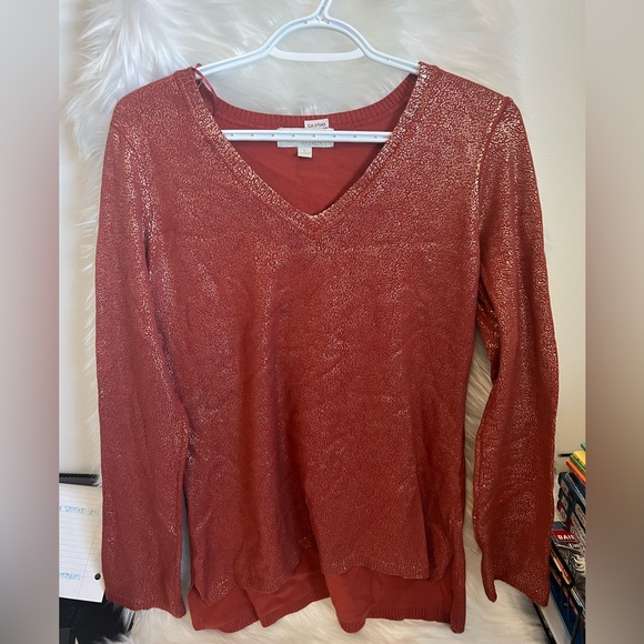 Olivia + oak long sleeve shirt woman size lg - Picture 1 of 1